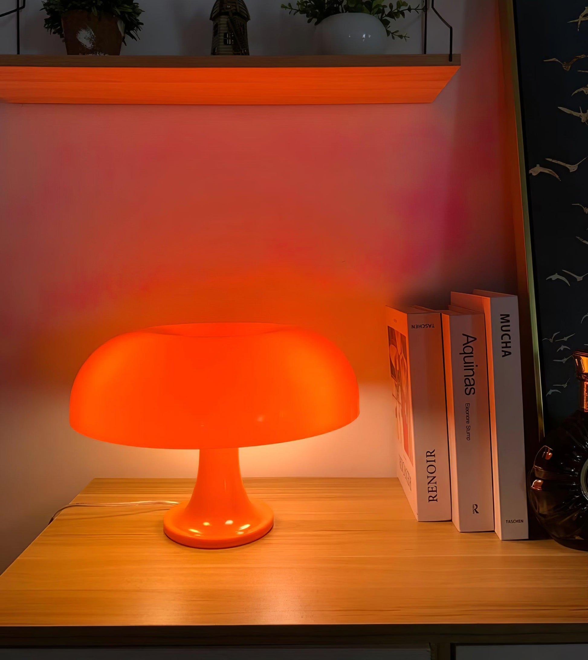 Mushroom Table Lamp | Playful ABS Design with LED Bulb for Home and Office Decor