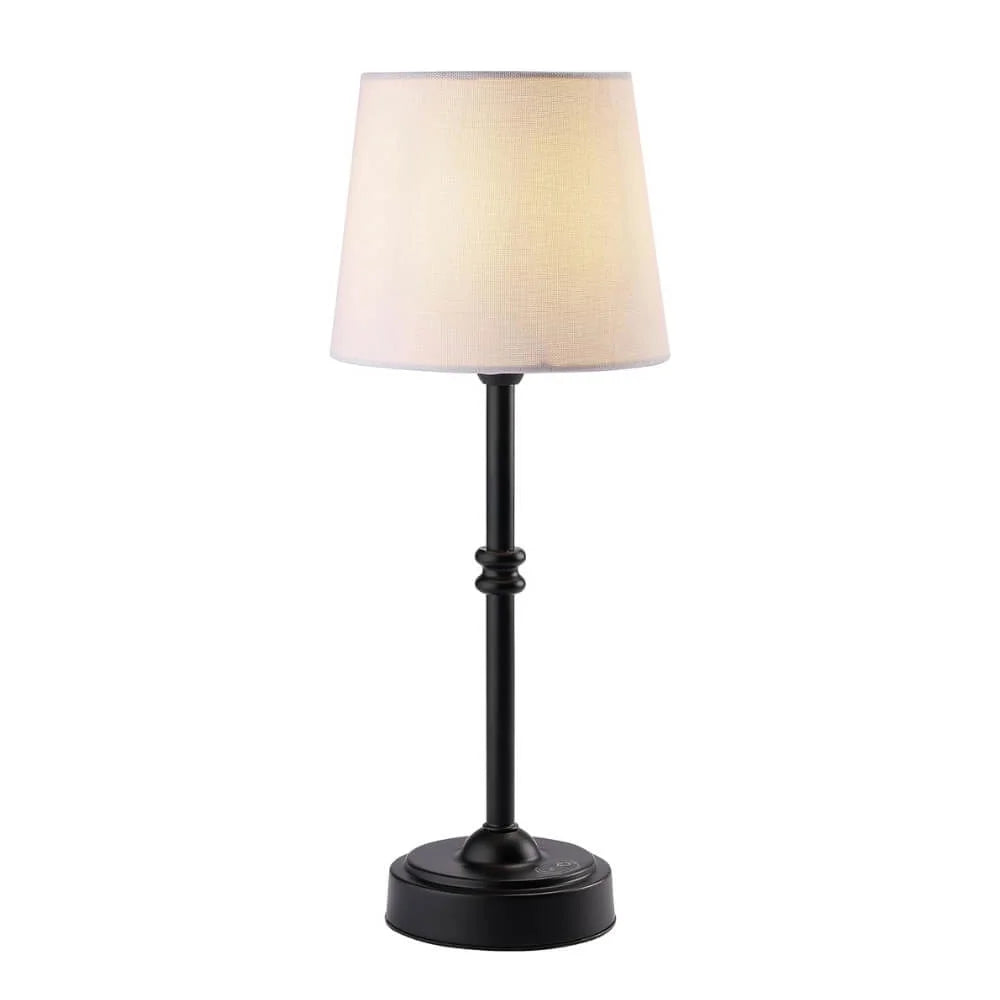 Cordless Brass Lamp for Living Room Battery Powered for Mantle & Table Versatile Decor Solution