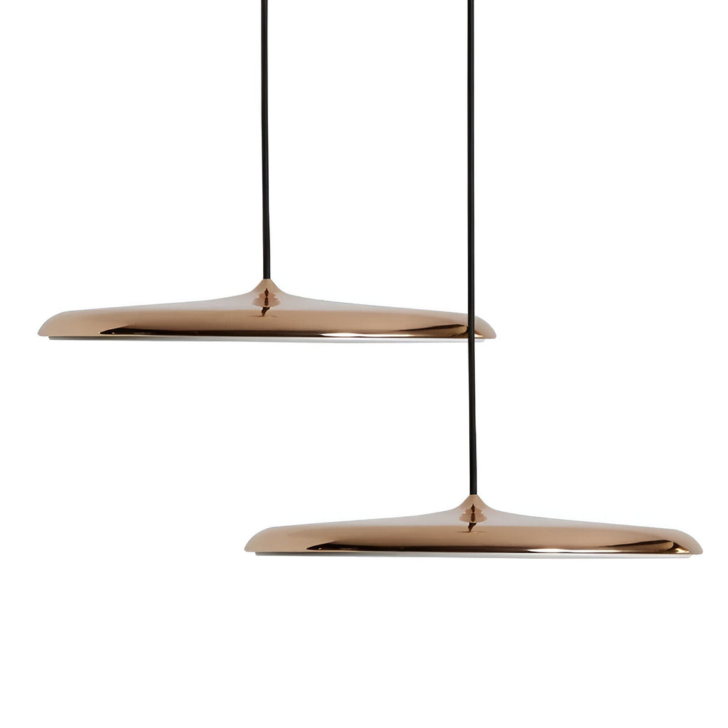 Modern Nordic Flying Saucer Pendant Light Fixture for Kitchen Island, Dining Table & Living Room Decor