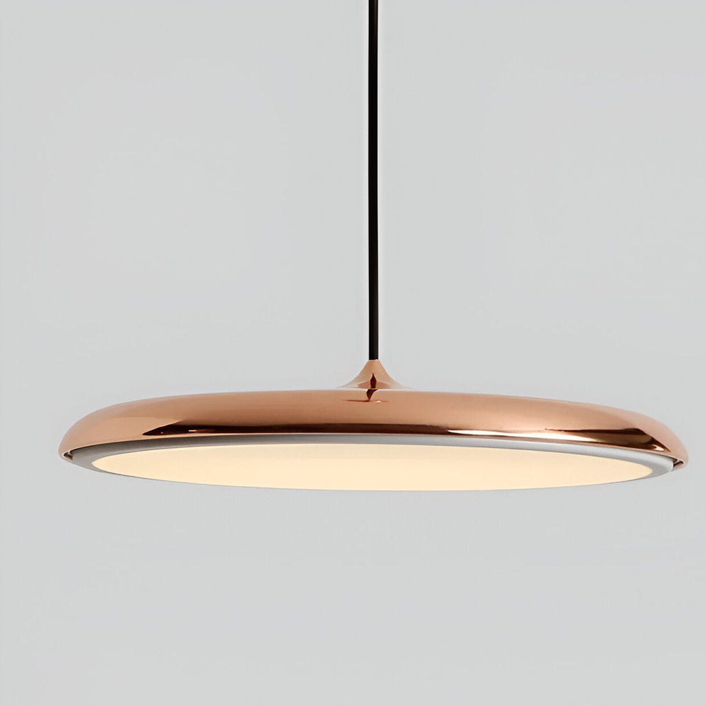 Modern Nordic Flying Saucer Pendant Light Fixture for Kitchen Island, Dining Table & Living Room Decor