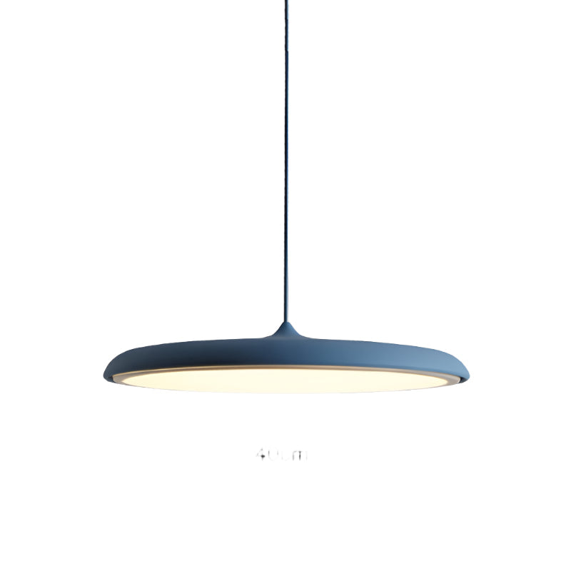 Modern Nordic Flying Saucer Pendant Light Fixture for Kitchen Island, Dining Table & Living Room Decor