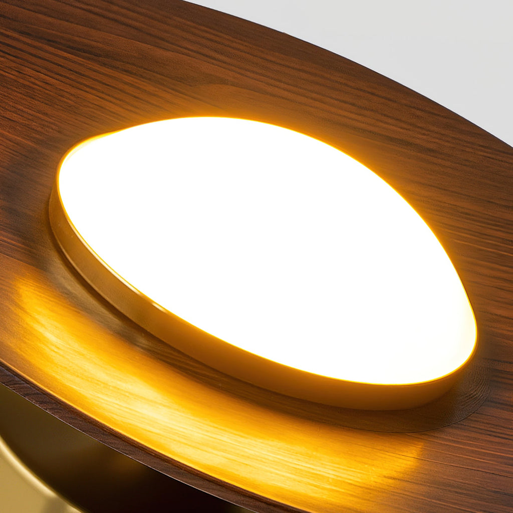 LED Ceiling Lamp - Modern Round Fixture with Adjustable Brightness for Living Room & Bedroom Lighting