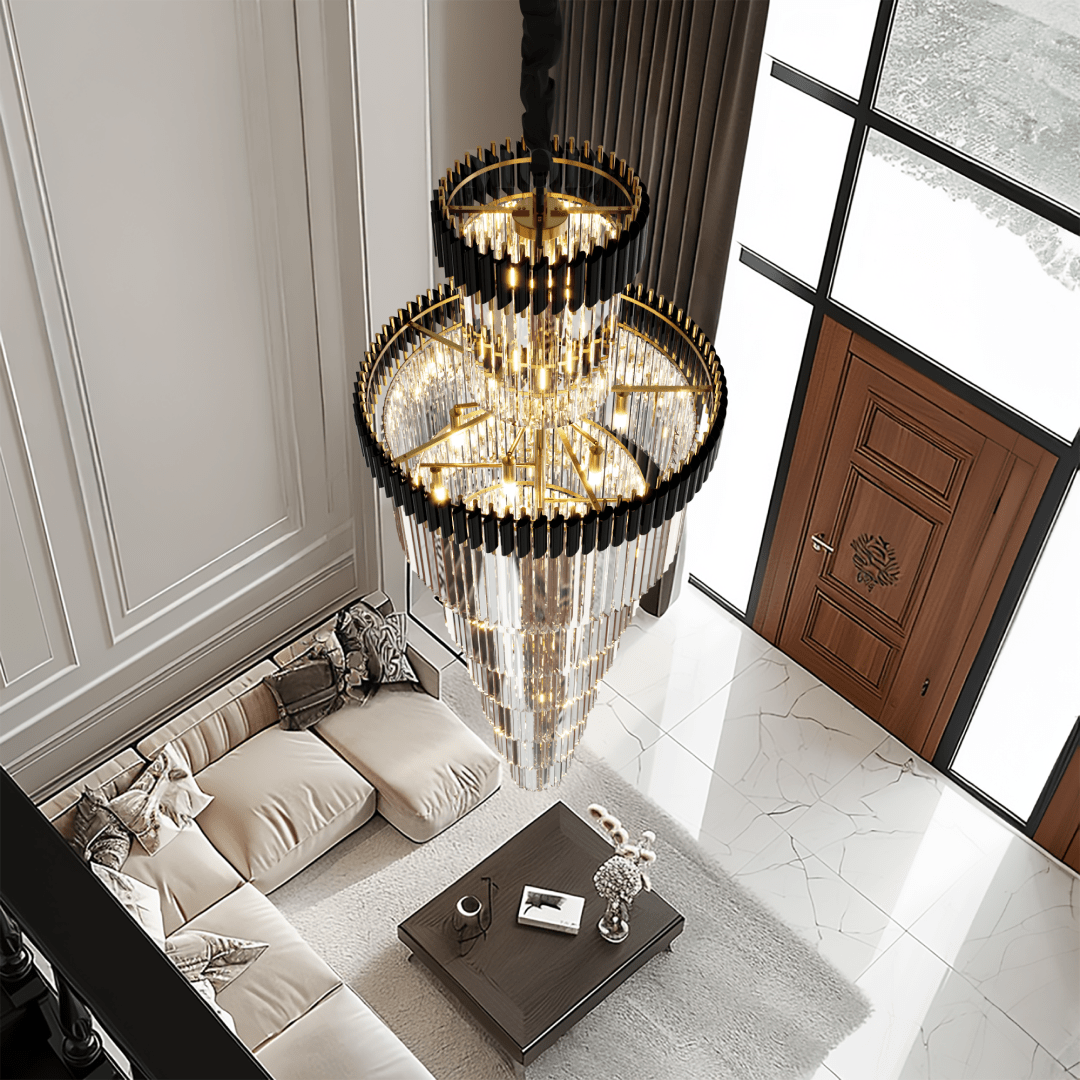 LED Flush Mount Ceiling Light - Modern Onyx Design - Ideal for Dining Room & Low Ceilings