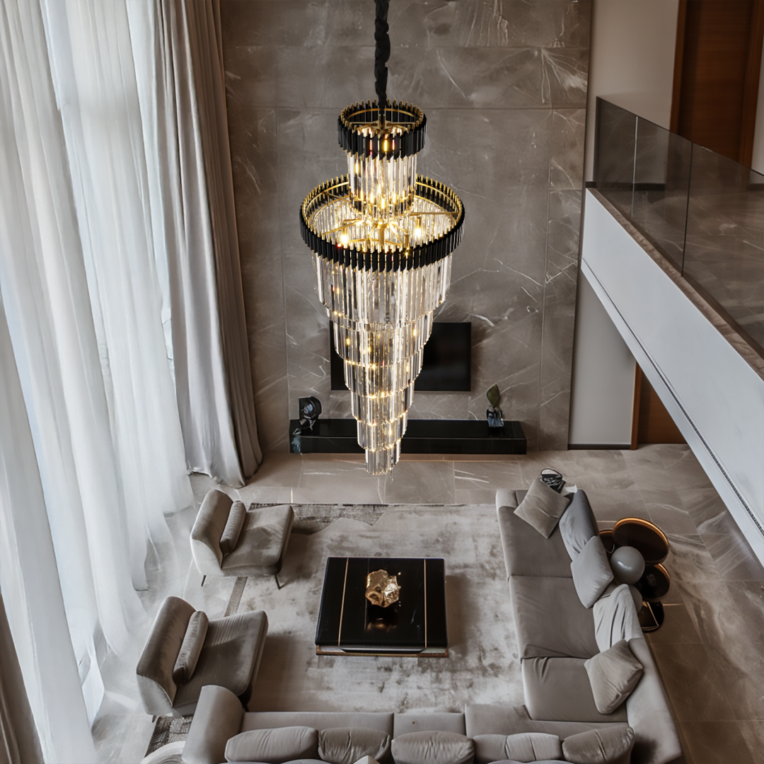 LED Flush Mount Ceiling Light - Modern Onyx Design - Ideal for Dining Room & Low Ceilings