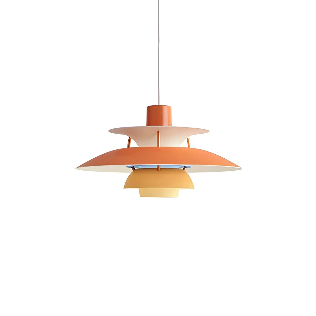 Modern Nordic Multi-layer Pendant Lamp | Adjustable Height, Sloped Ceiling Friendly & Ideal for Living Rooms and Dining Areas