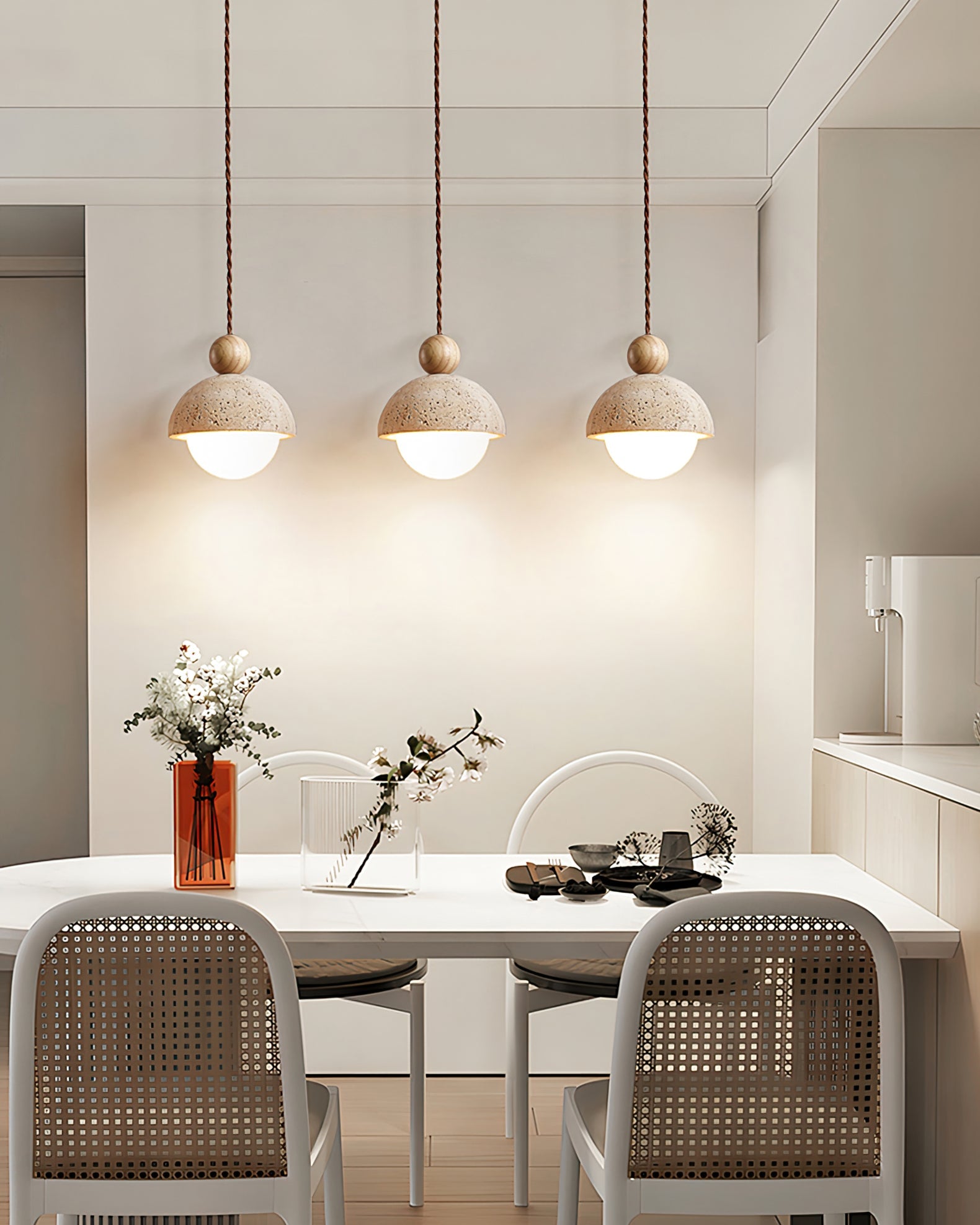 LED Pendant Light Fixture - Modern Industrial Design with Adjustable Height - Ideal for Kitchen, Dining Room & Living Spaces