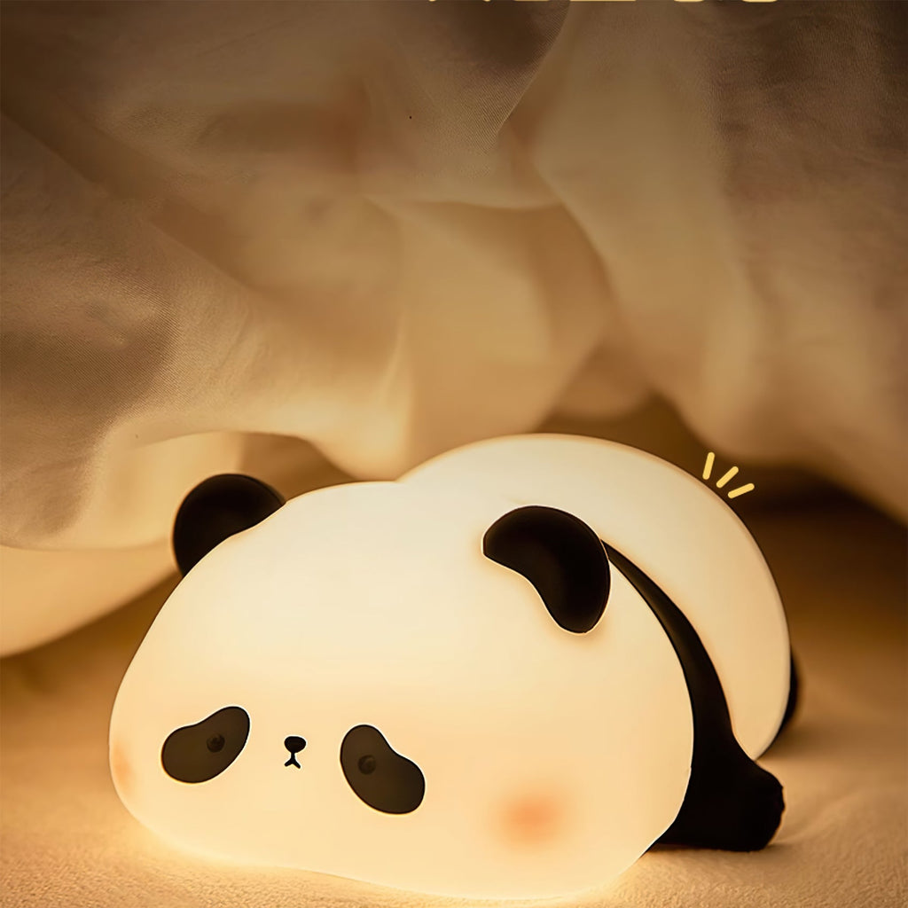 LED Panda Table Lamp with Adjustable Brightness for Kids' Room & Nursery Lighting