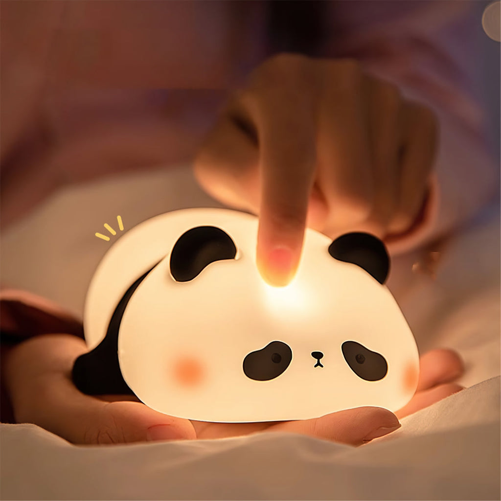 LED Panda Table Lamp with Adjustable Brightness for Kids' Room & Nursery Lighting