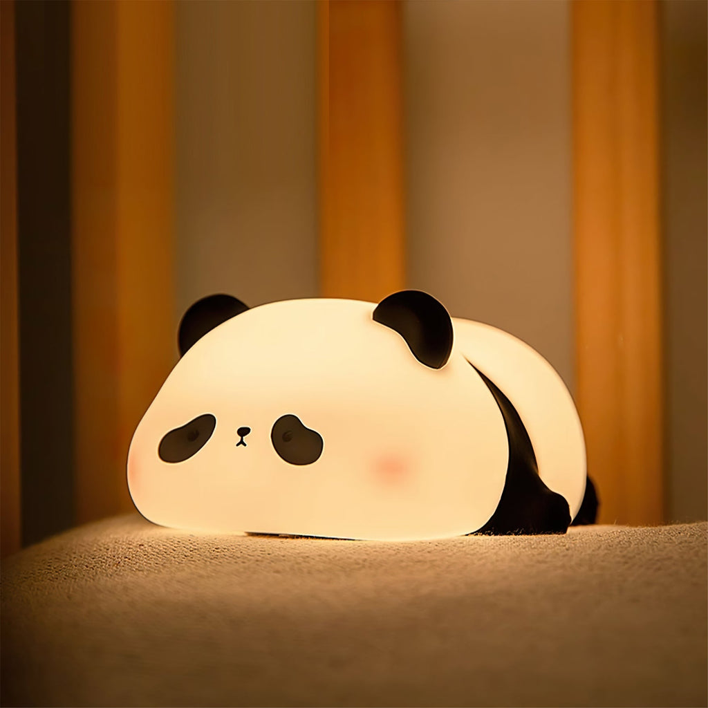 LED Panda Table Lamp with Adjustable Brightness for Kids' Room & Nursery Lighting
