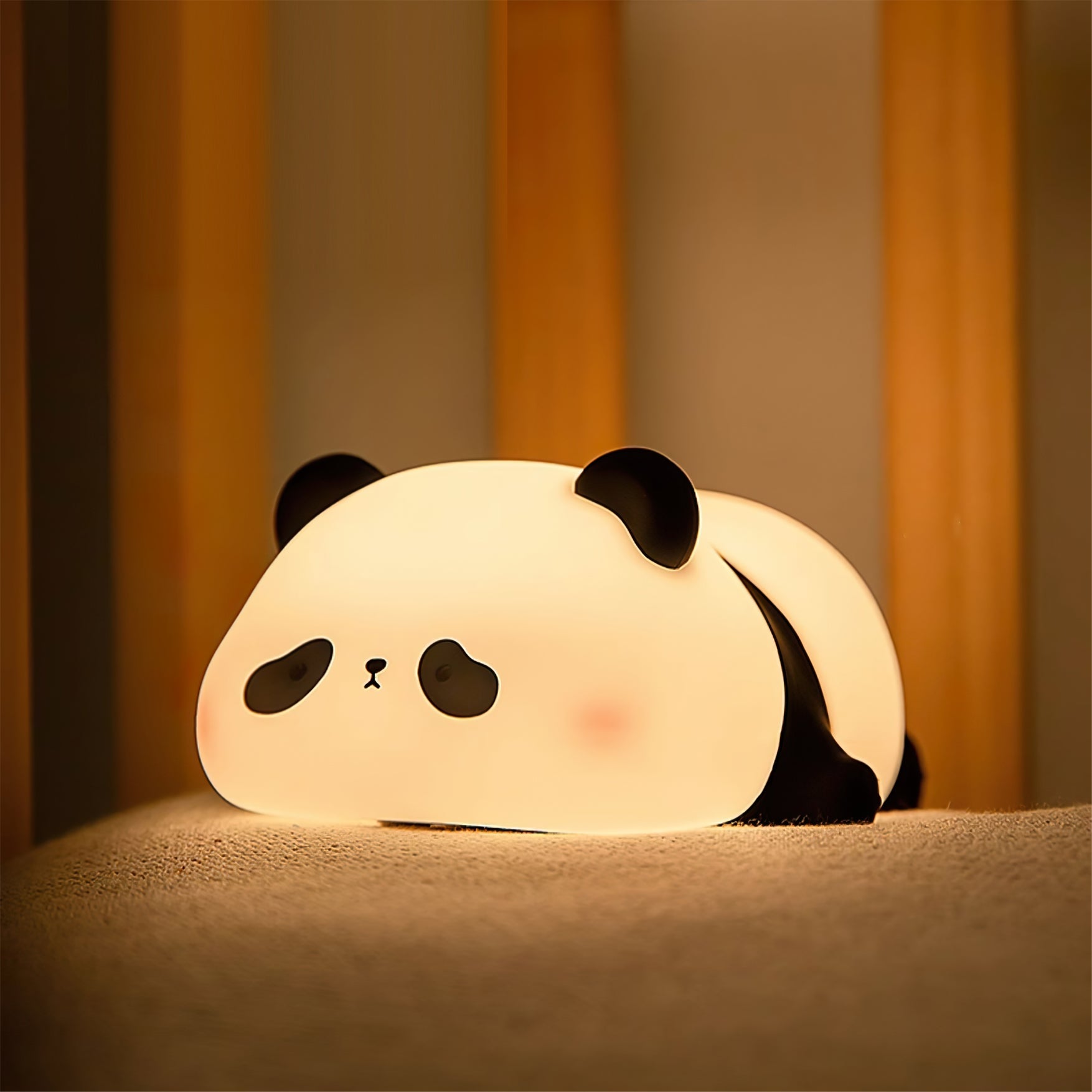 LED Panda Table Lamp with Adjustable Brightness for Kids' Room & Nursery Lighting