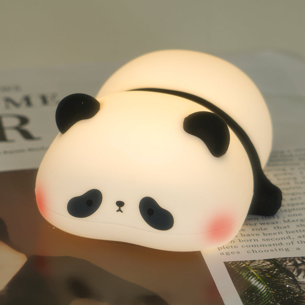 LED Panda Table Lamp with Adjustable Brightness for Kids' Room & Nursery Lighting
