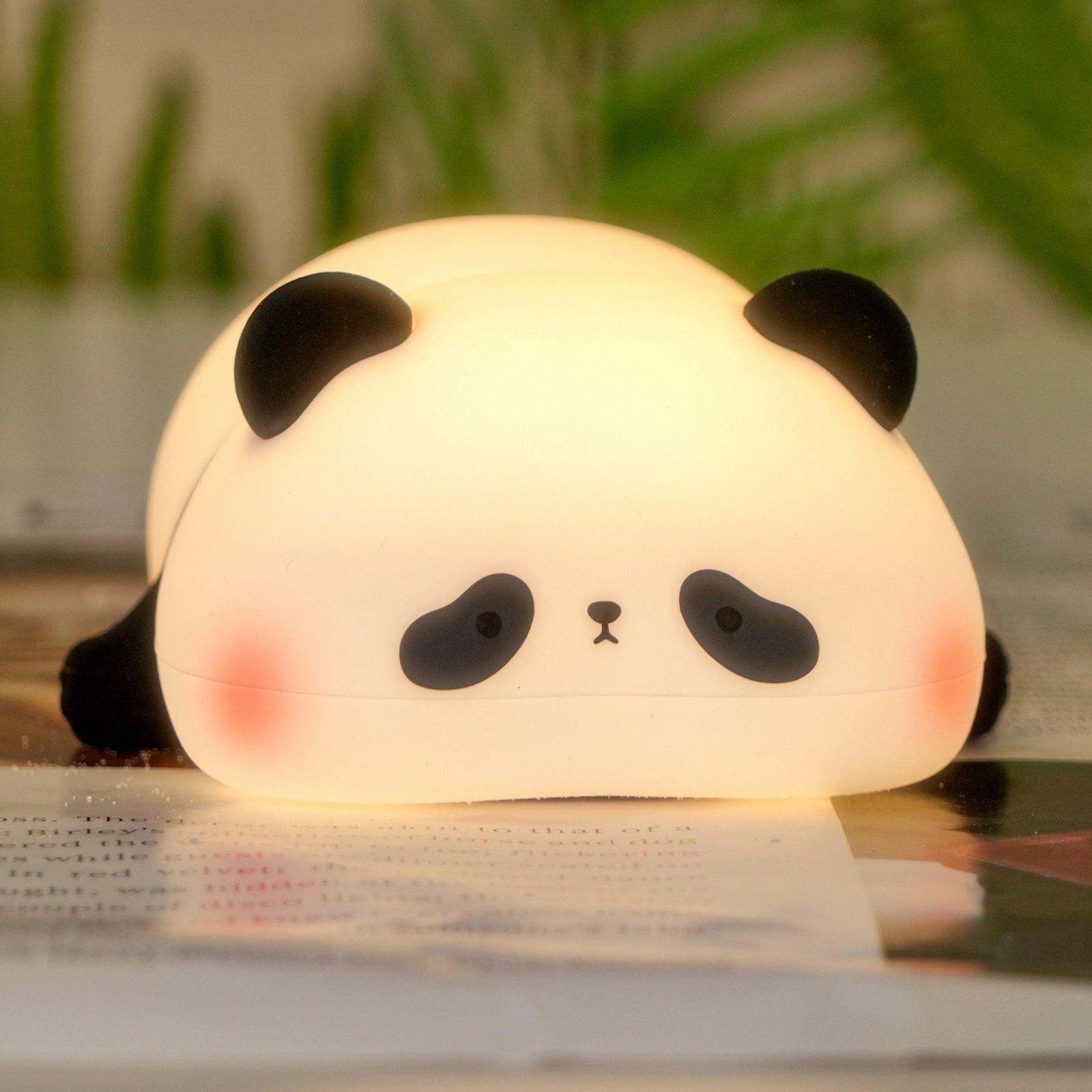 LED Panda Table Lamp with Adjustable Brightness for Kids' Room & Nursery Lighting