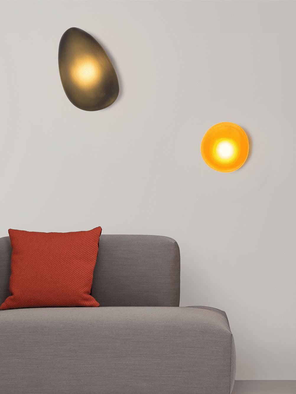Bubble Glass Wall Lamp | Dimmable, Integrated LED & Versatile for Wall or Ceiling Mounting