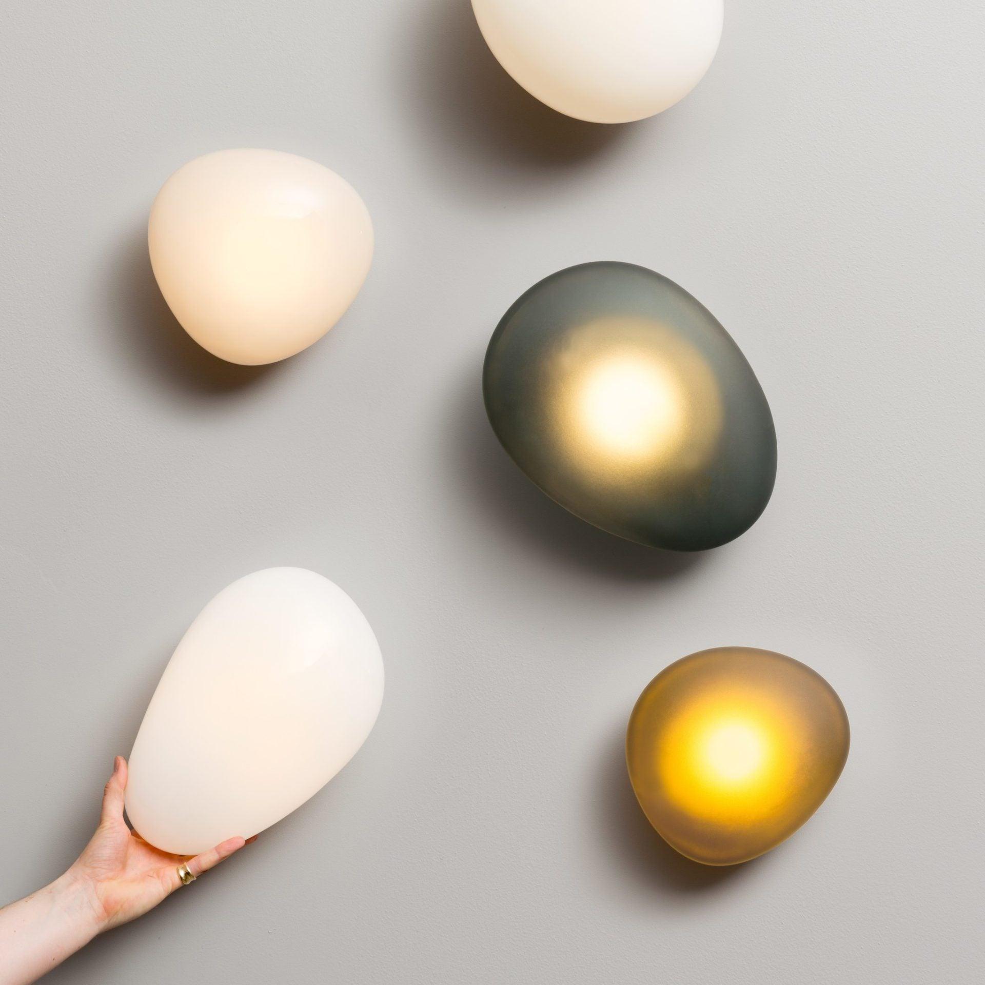 Bubble Glass Wall Lamp | Dimmable, Integrated LED & Versatile for Wall or Ceiling Mounting