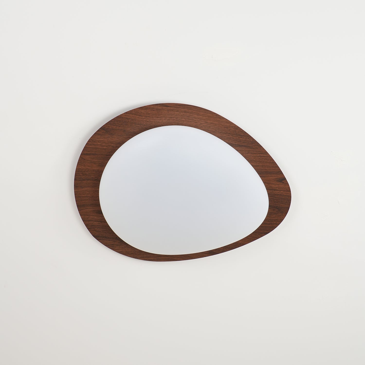 Pebble Ceiling Light | Dimmable, Walnut Wood Grain Design for Indoor Home Decor