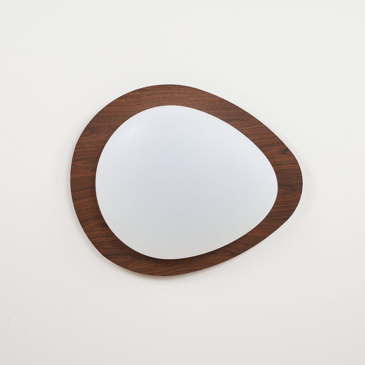 Pebble Ceiling Light | Dimmable, Walnut Wood Grain Design for Indoor Home Decor