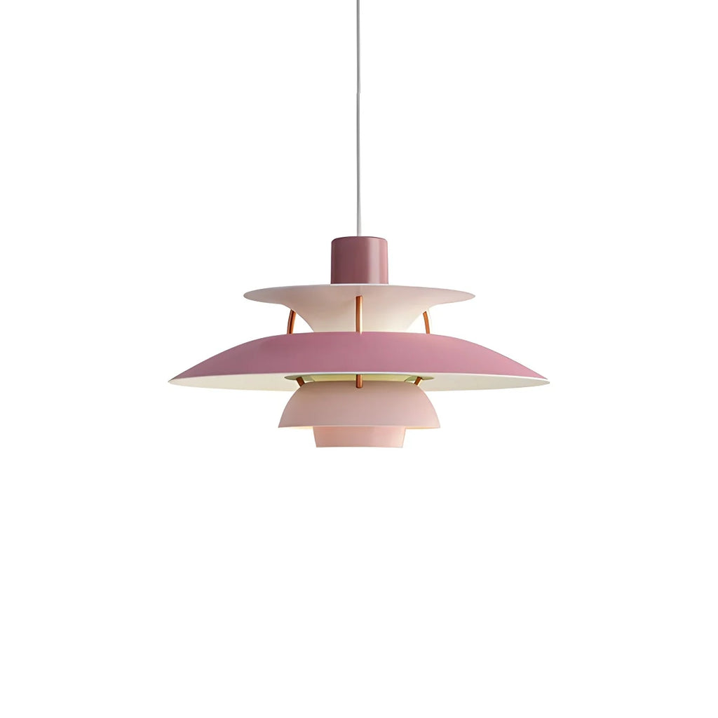 Modern Nordic Multi-layer Pendant Lamp | Adjustable Height, Sloped Ceiling Friendly & Ideal for Living Rooms and Dining Areas