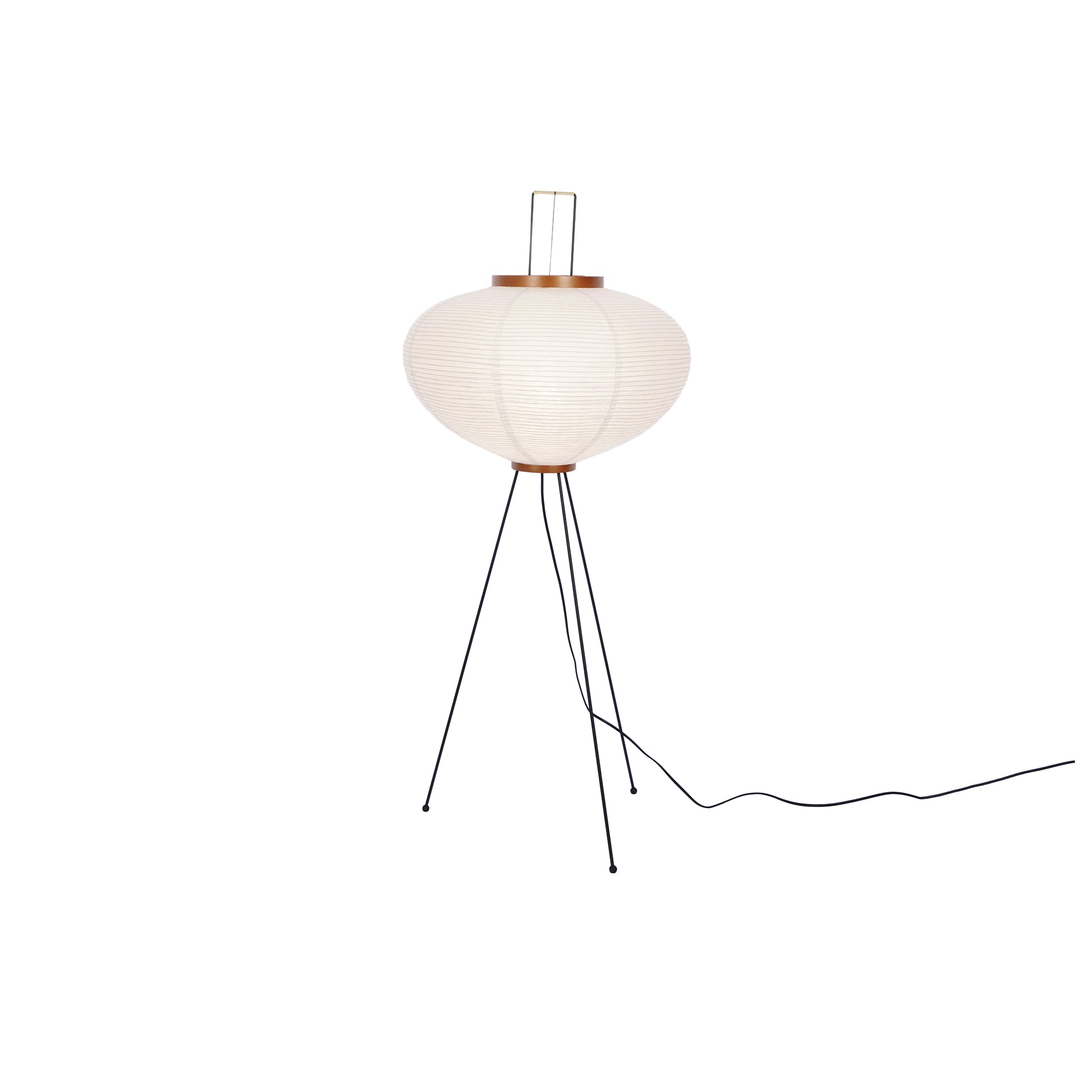 Rice Paper Floor Lamp | Mulberry Paper Shade, Metal Base & Ideal for Indoor Lighting
