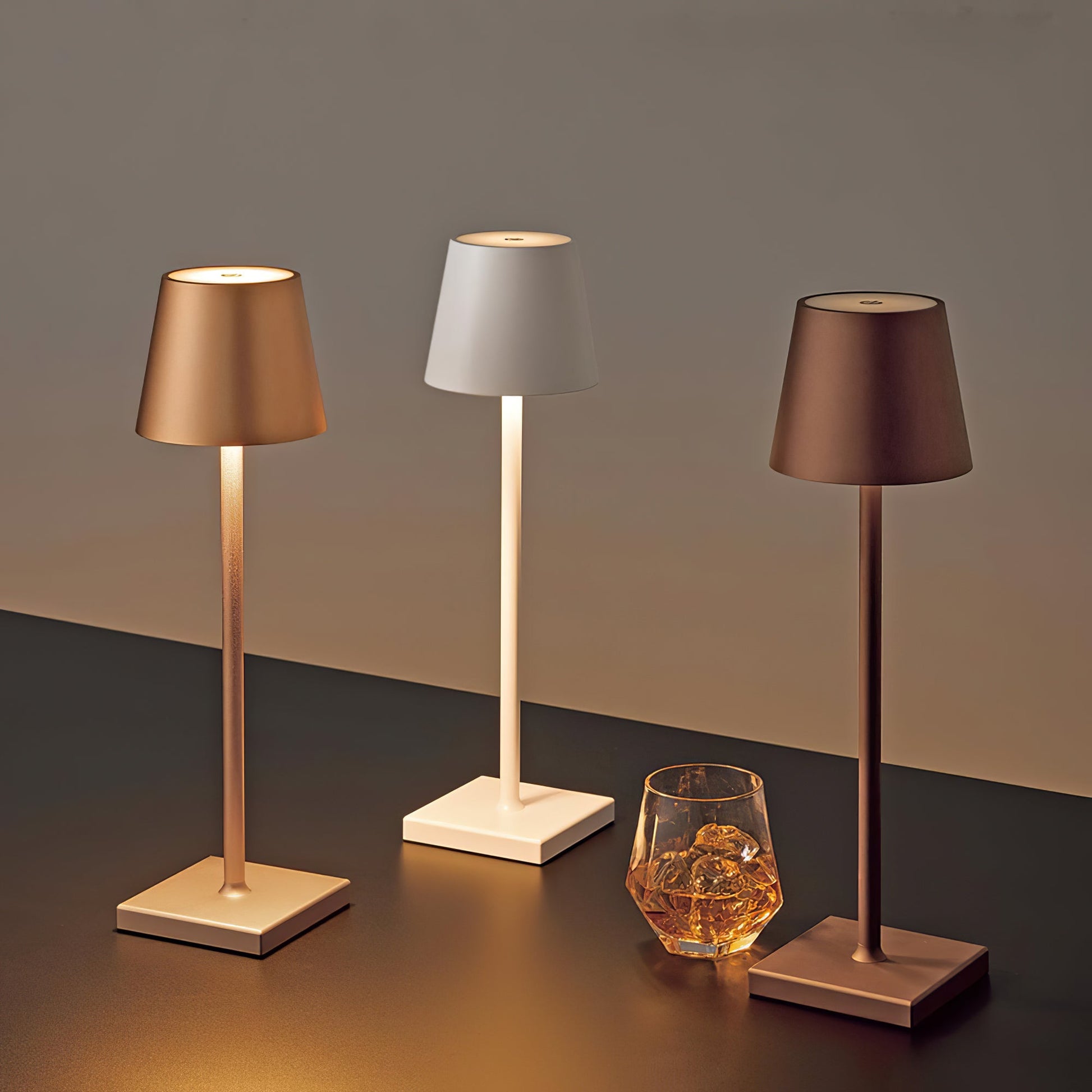 LED Built-in Battery Table Lamp - Portable Wireless Light for Home, Office, and Outdoor Use