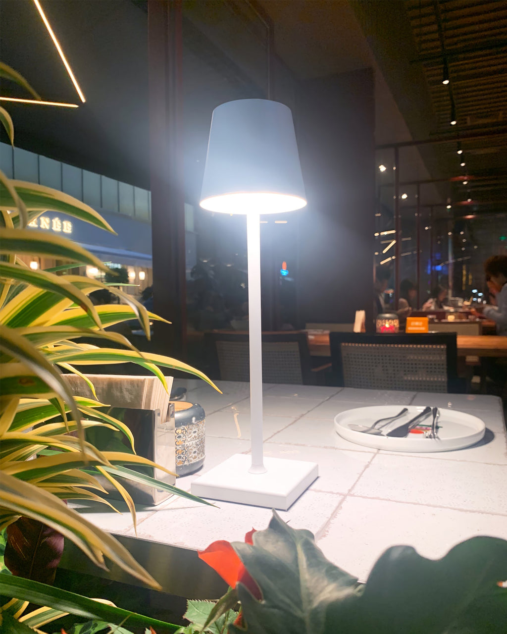 LED Built-in Battery Table Lamp - Portable Wireless Light for Home, Office, and Outdoor Use