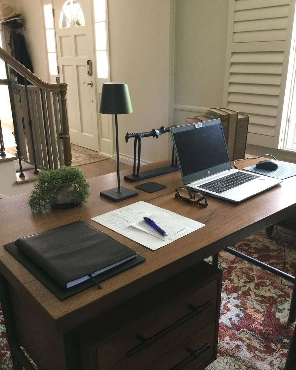 LED Built-in Battery Table Lamp - Portable Wireless Light for Home, Office, and Outdoor Use