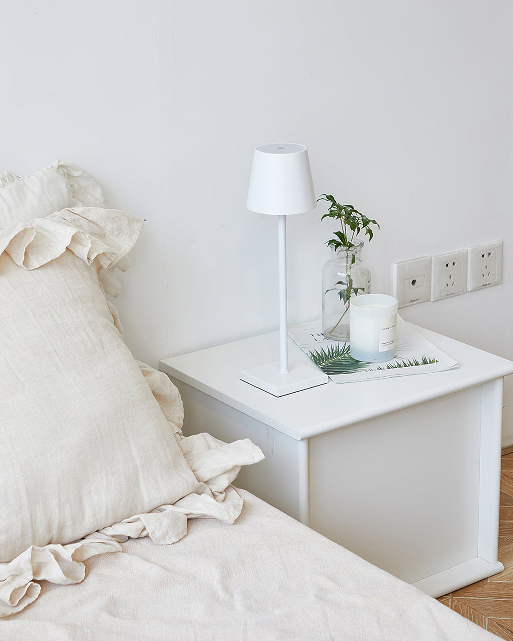 LED Built-in Battery Table Lamp - Portable Wireless Light for Home, Office, and Outdoor Use