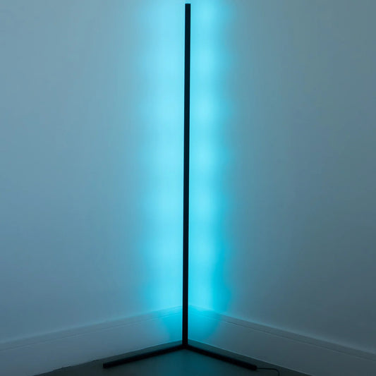 Minimalist Corner LED Floor Lamp: Perfect for Living Room, Bedroom & Office - Slim Lighting for Cozy Ambience