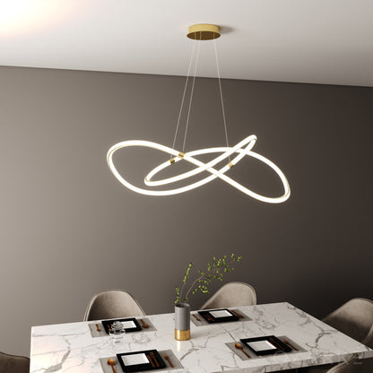 LED Pendant Light Fixture - Modern Adjustable Hanging Lamp for Kitchen, Dining Room & Living Room Lighting