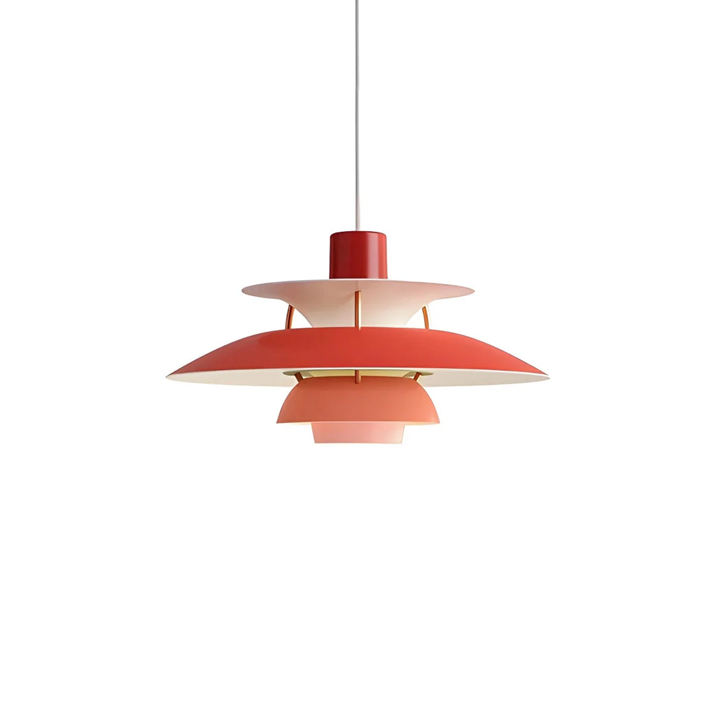 Modern Nordic Multi-layer Pendant Lamp | Adjustable Height, Sloped Ceiling Friendly & Ideal for Living Rooms and Dining Areas