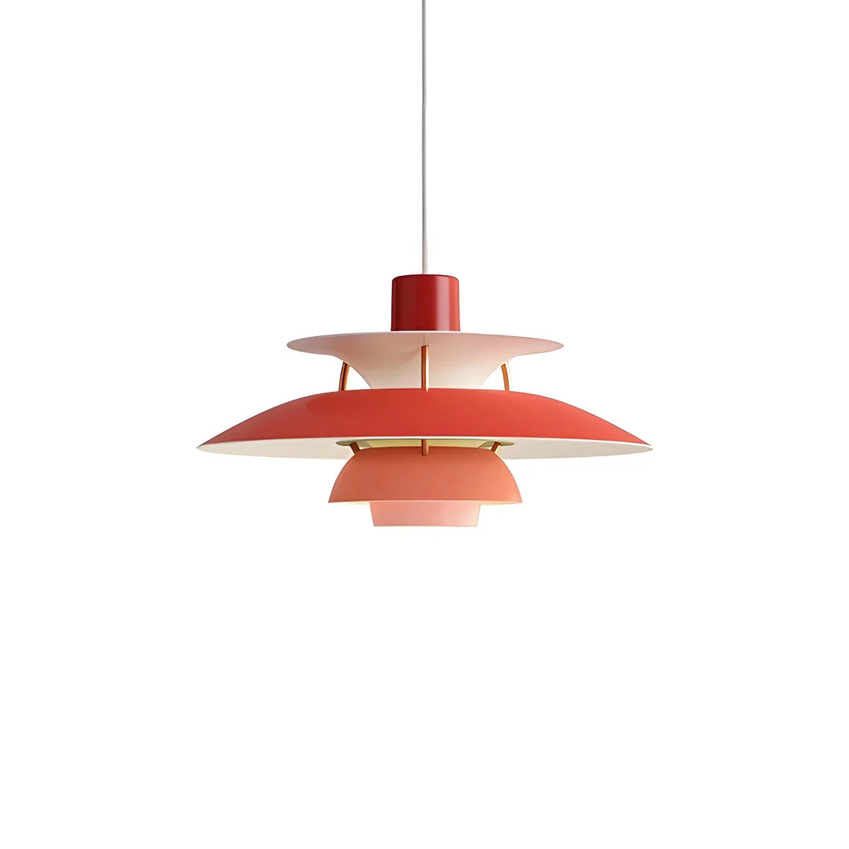 Modern Nordic Multi-layer Pendant Lamp | Adjustable Height, Sloped Ceiling Friendly & Ideal for Living Rooms and Dining Areas