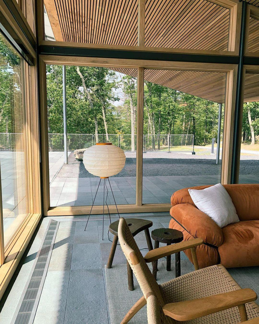 Rice Paper Floor Lamp | Mulberry Paper Shade, Metal Base & Ideal for Indoor Lighting