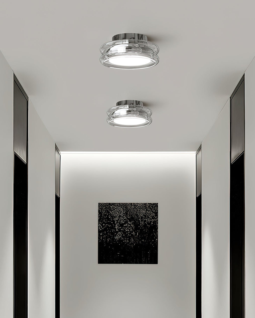 LED Ceiling Lamp - Modern Fixture with Adjustable Brightness - Ideal for Living Room & Bedroom Lighting