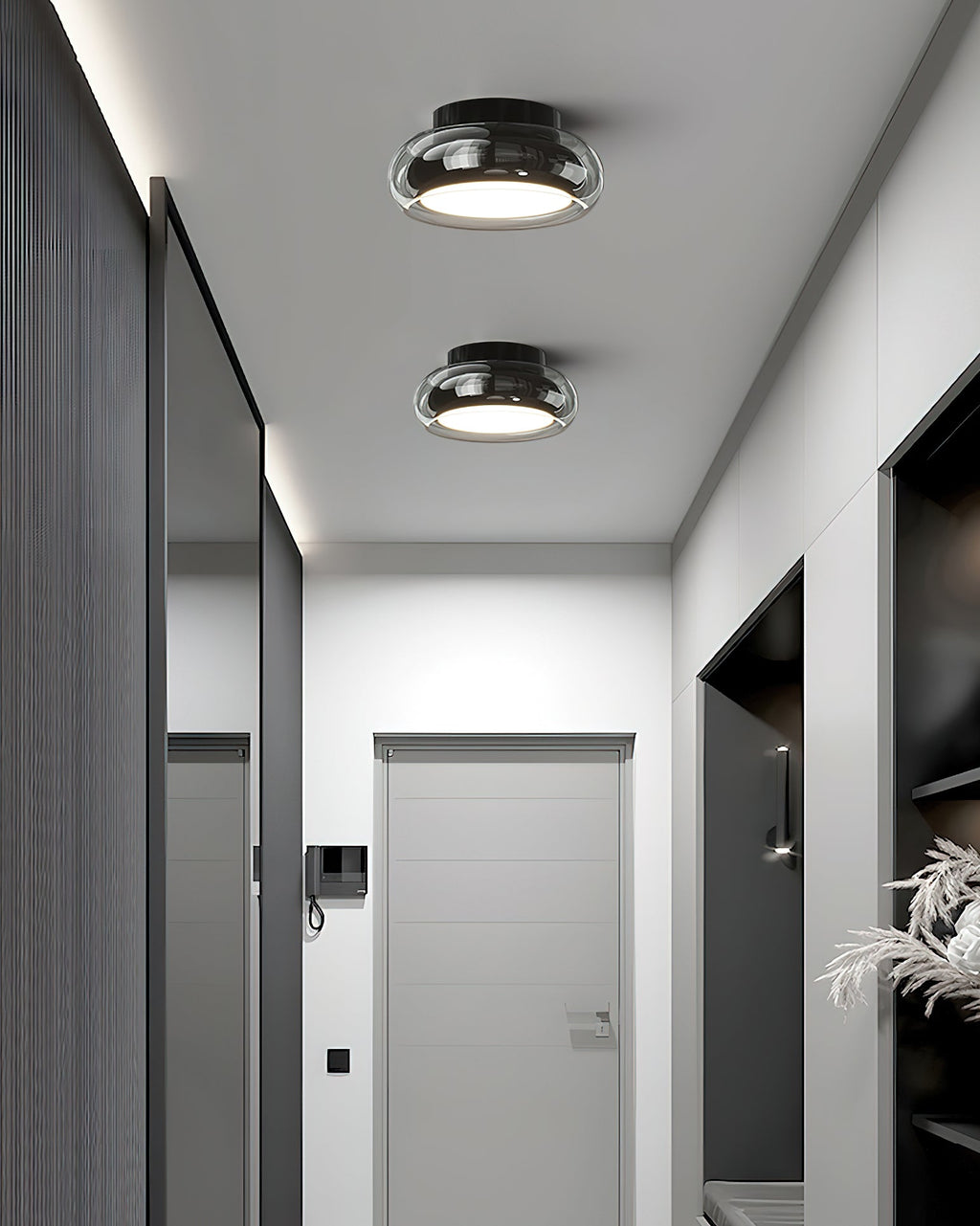 LED Ceiling Lamp - Modern Fixture with Adjustable Brightness - Ideal for Living Room & Bedroom Lighting