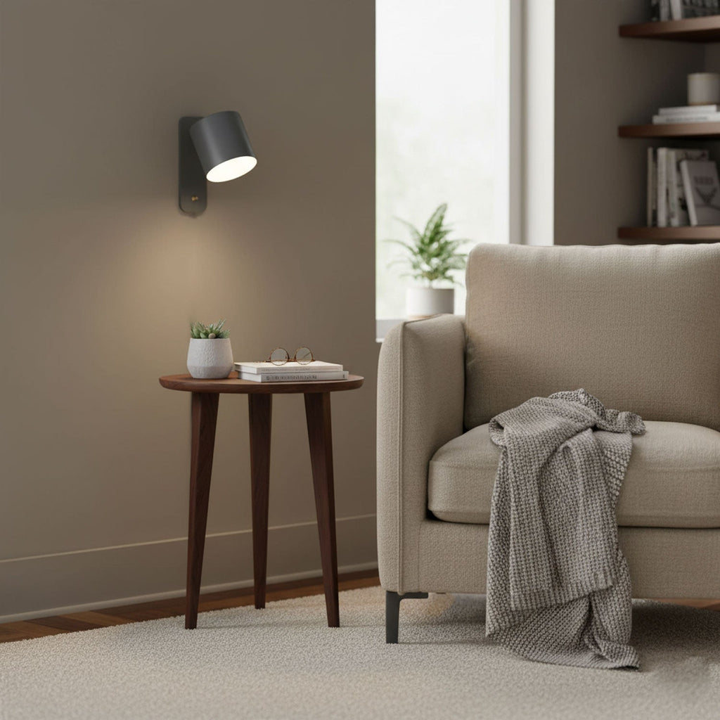 Rotatable Cylinder Wall Lamp | 350-Degree Adjustable, Minimalist Design for Modern Indoor Spaces