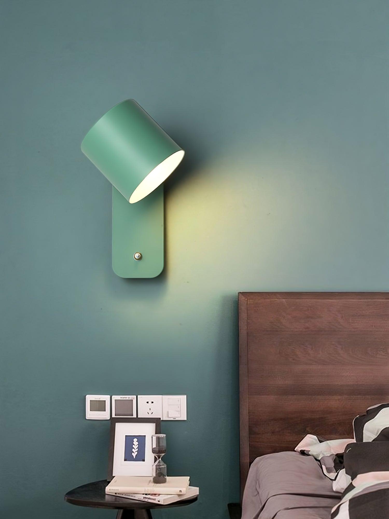 Rotatable Cylinder Wall Lamp | 350-Degree Adjustable, Minimalist Design for Modern Indoor Spaces
