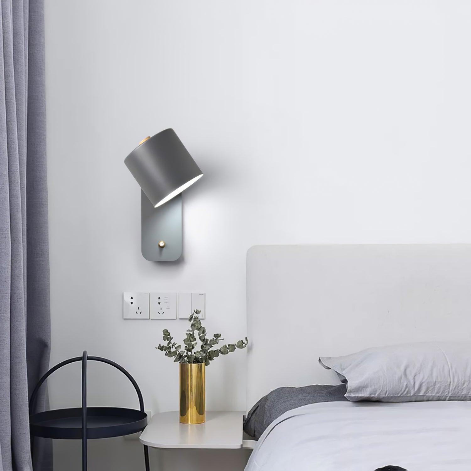 Rotatable Cylinder Wall Lamp | 350-Degree Adjustable, Minimalist Design for Modern Indoor Spaces