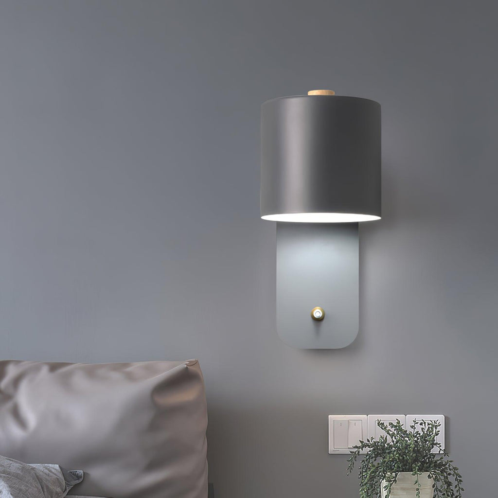 Rotatable Cylinder Wall Lamp | 350-Degree Adjustable, Minimalist Design for Modern Indoor Spaces