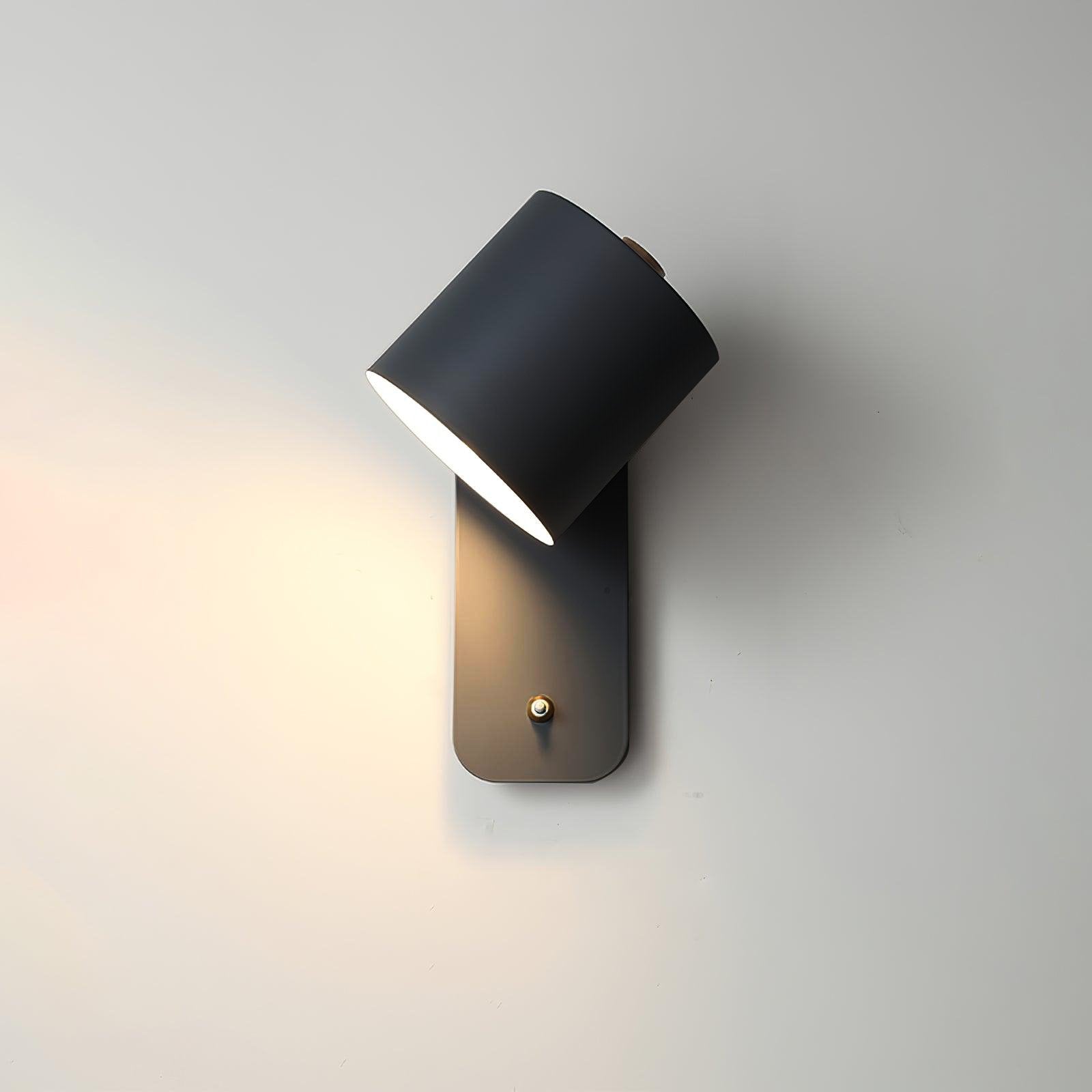 Rotatable Cylinder Wall Lamp | 350-Degree Adjustable, Minimalist Design for Modern Indoor Spaces