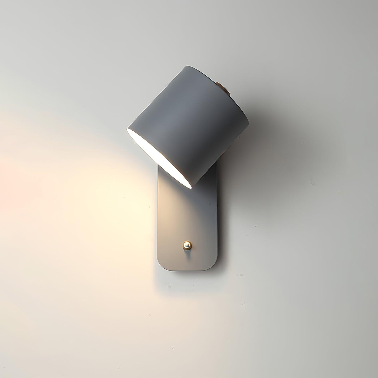 Rotatable Cylinder Wall Lamp | 350-Degree Adjustable, Minimalist Design for Modern Indoor Spaces