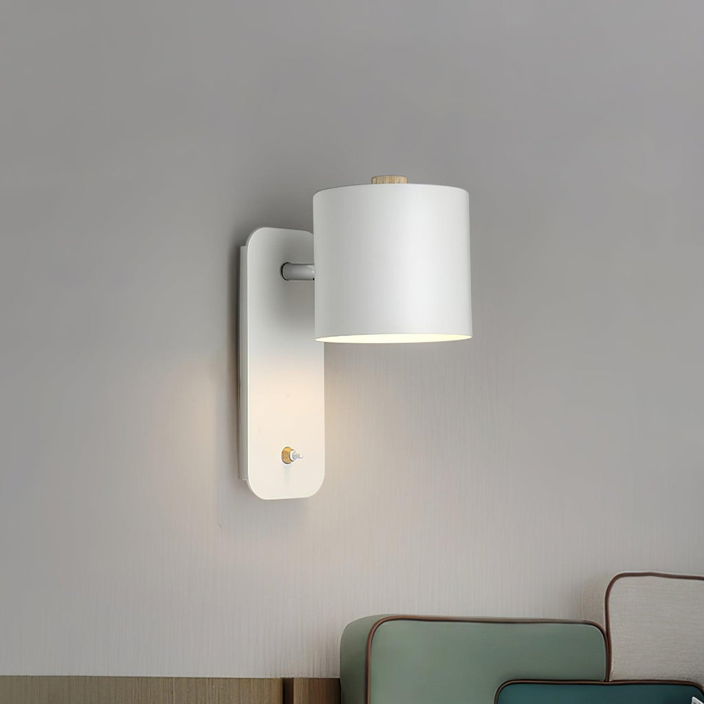Rotatable Cylinder Wall Lamp | 350-Degree Adjustable, Minimalist Design for Modern Indoor Spaces