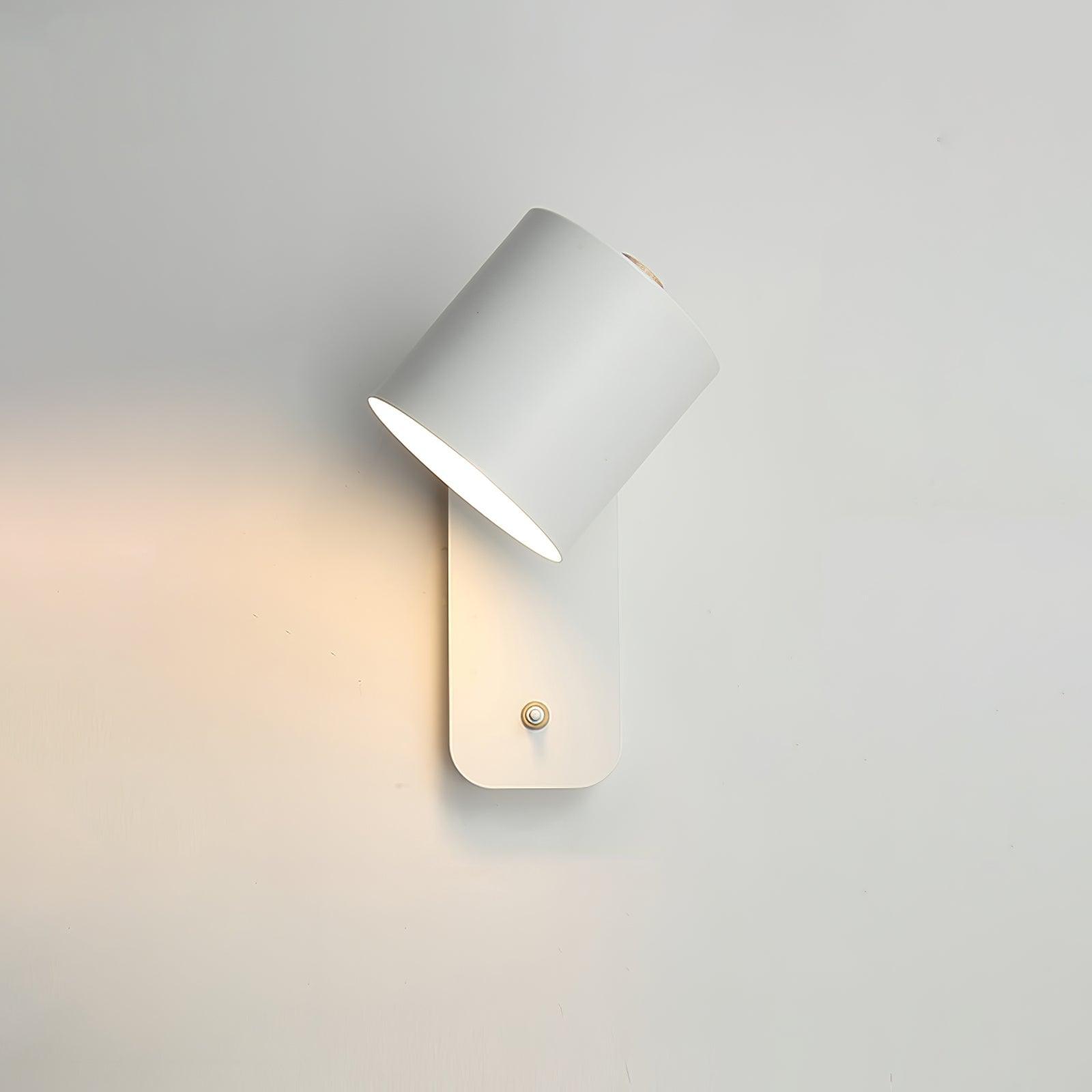 Rotatable Cylinder Wall Lamp | 350-Degree Adjustable, Minimalist Design for Modern Indoor Spaces