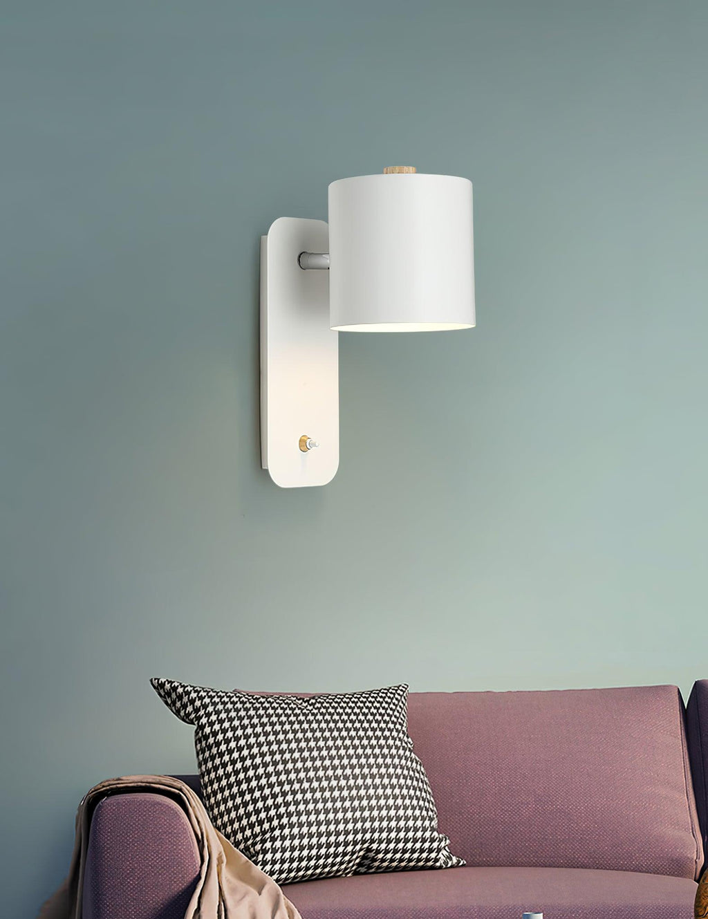 Rotatable Cylinder Wall Lamp | 350-Degree Adjustable, Minimalist Design for Modern Indoor Spaces