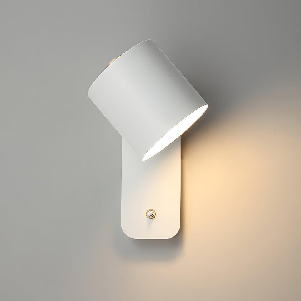 Rotatable Cylinder Wall Lamp | 350-Degree Adjustable, Minimalist Design for Modern Indoor Spaces