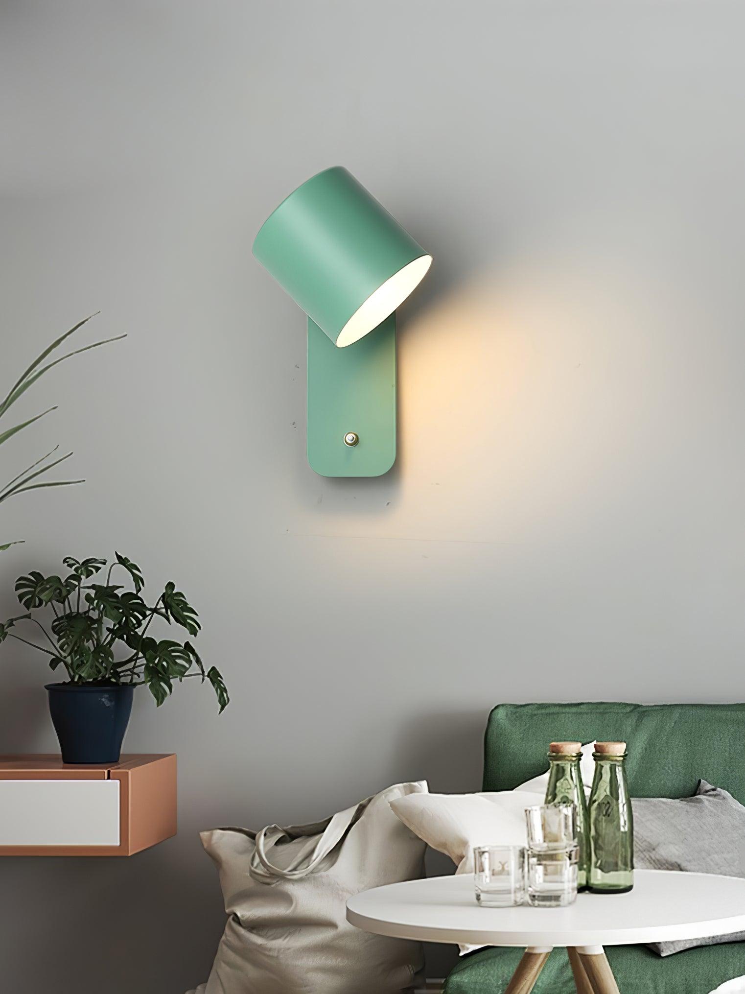 Rotatable Cylinder Wall Lamp | 350-Degree Adjustable, Minimalist Design for Modern Indoor Spaces