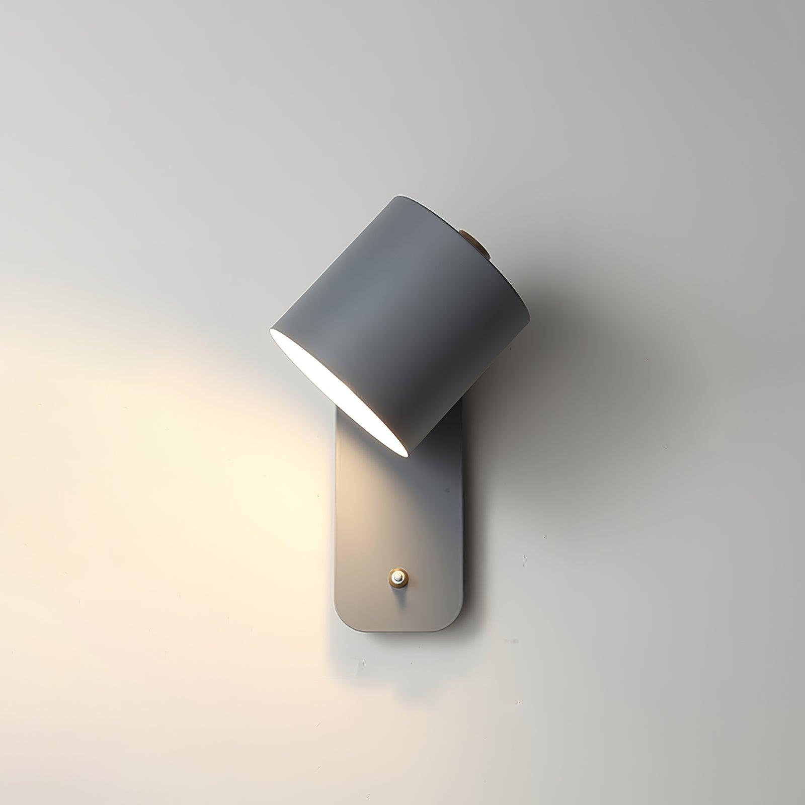 Rotatable Cylinder Wall Lamp | 350-Degree Adjustable, Minimalist Design for Modern Indoor Spaces