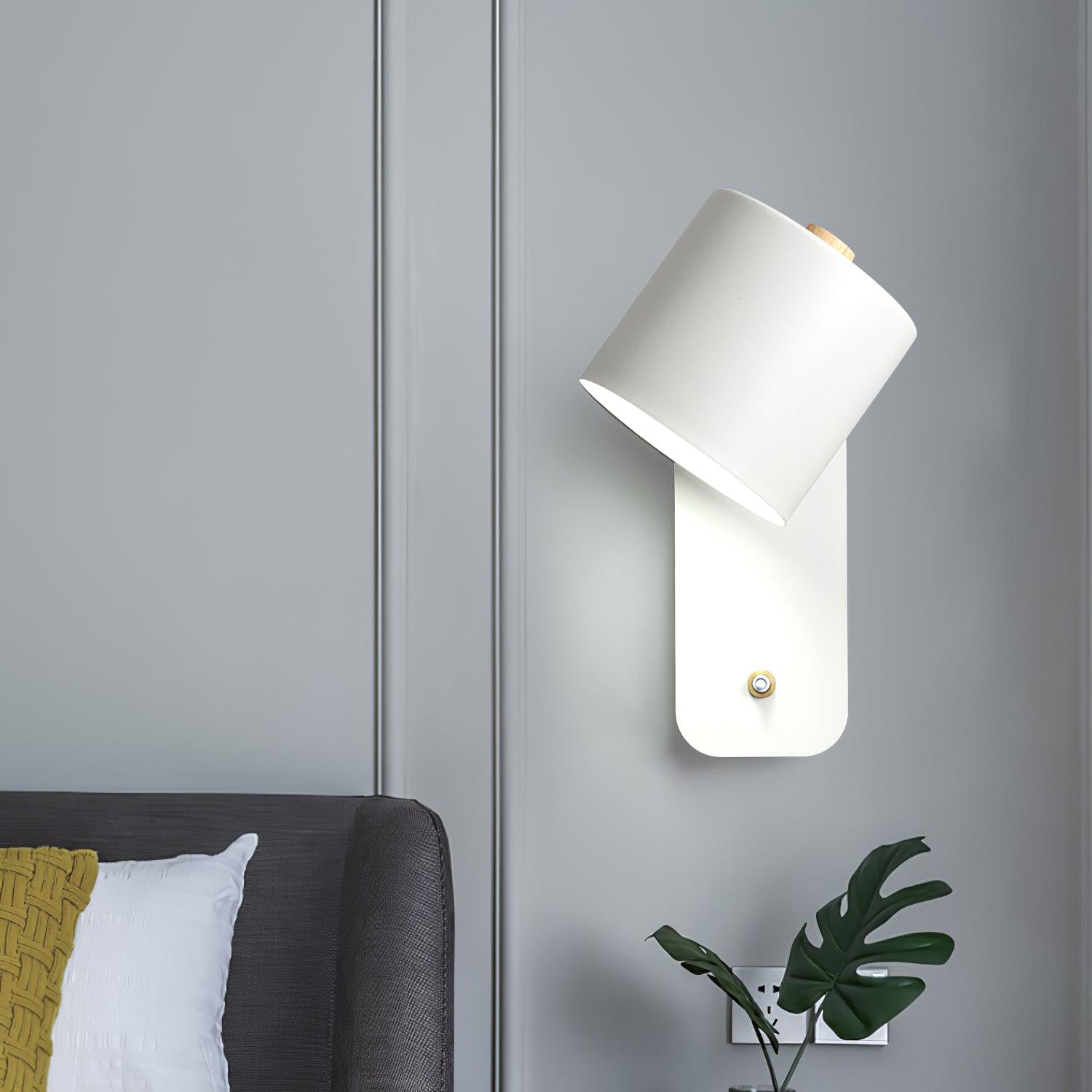 Rotatable Cylinder Wall Lamp | 350-Degree Adjustable, Minimalist Design for Modern Indoor Spaces