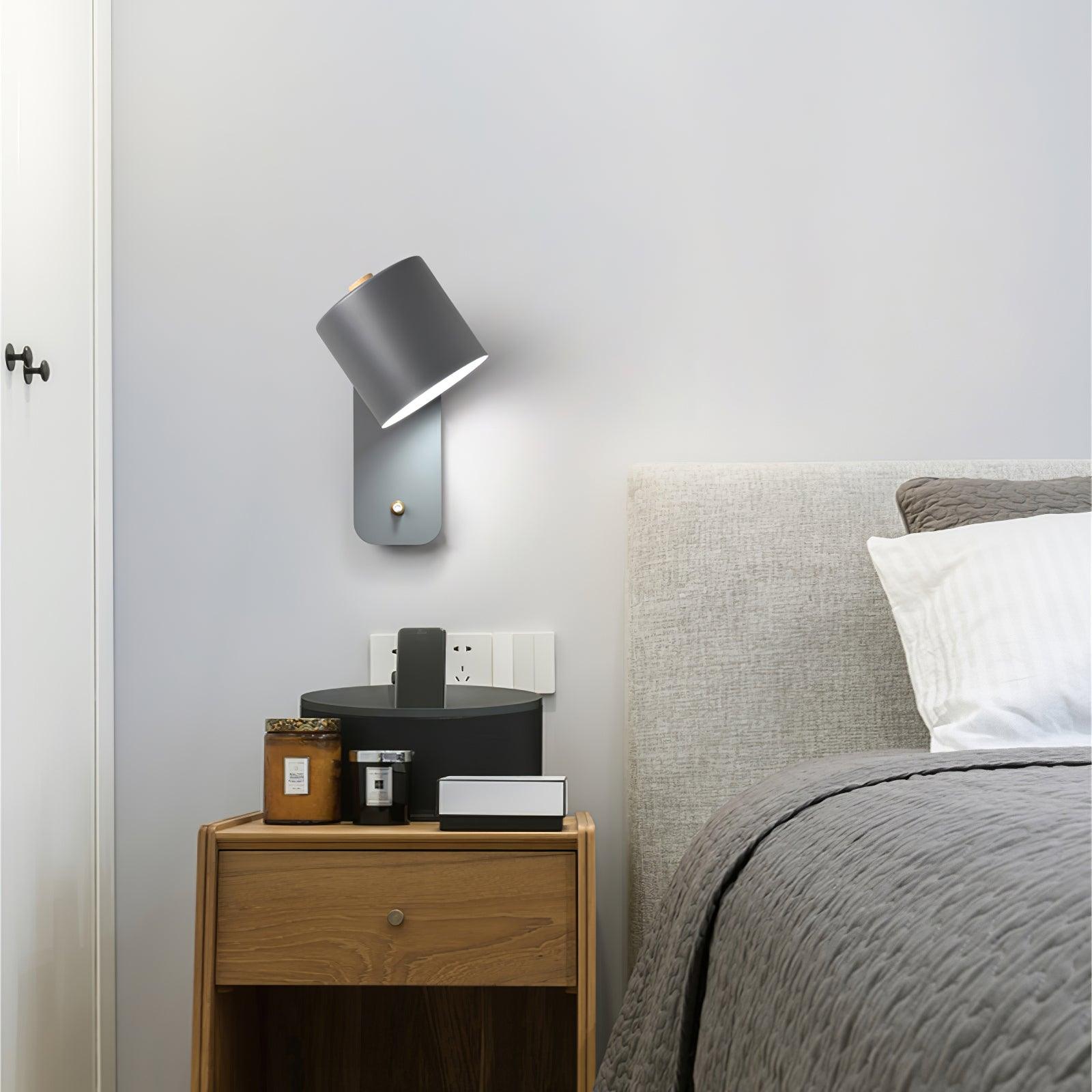 Rotatable Cylinder Wall Lamp | 350-Degree Adjustable, Minimalist Design for Modern Indoor Spaces