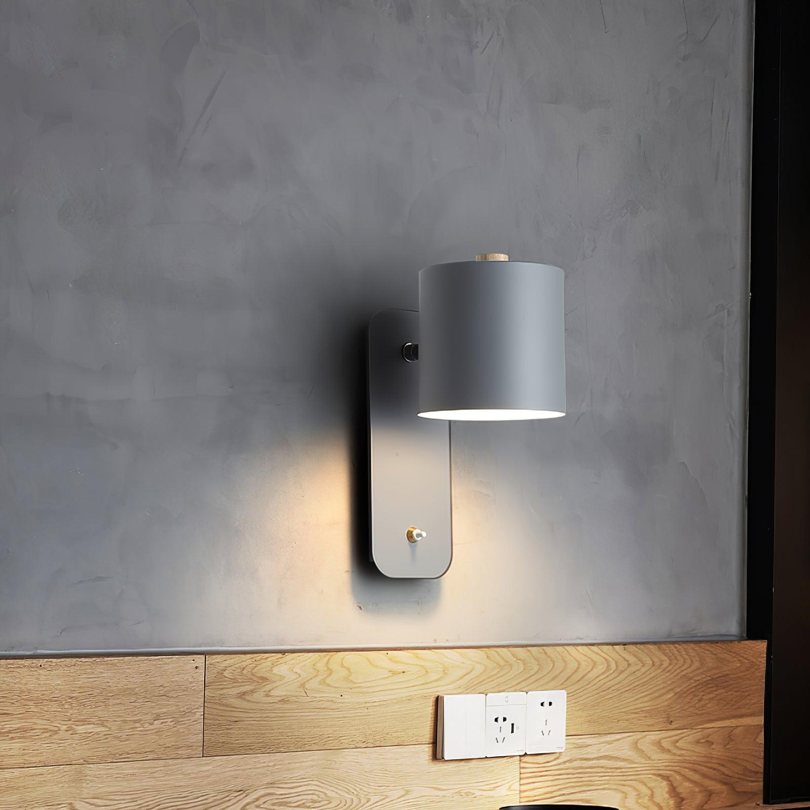 Rotatable Cylinder Wall Lamp | 350-Degree Adjustable, Minimalist Design for Modern Indoor Spaces