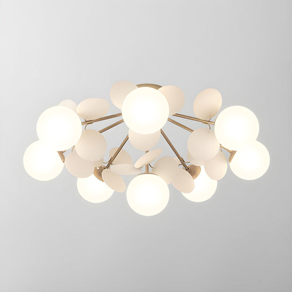 Round Macaron Ceiling Lamp | Colorful Metal & Glass Design for Children's Rooms, Offices & Indoor Spaces