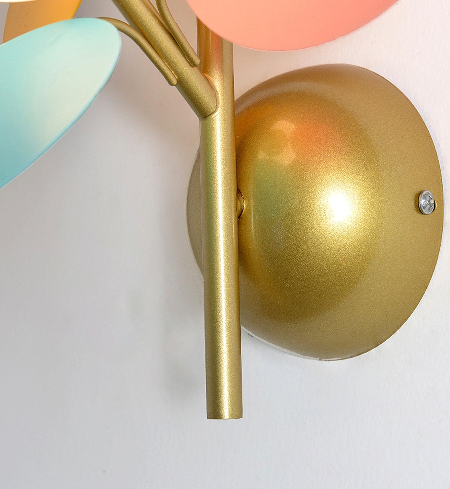 Colored Metal Wall Sconce | Mid-Century Modern Design for Kids' Rooms, Nurseries & Indoor Spaces